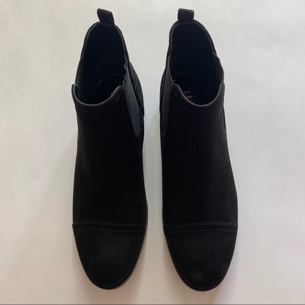 Unisa Black Muti Fabric Booties